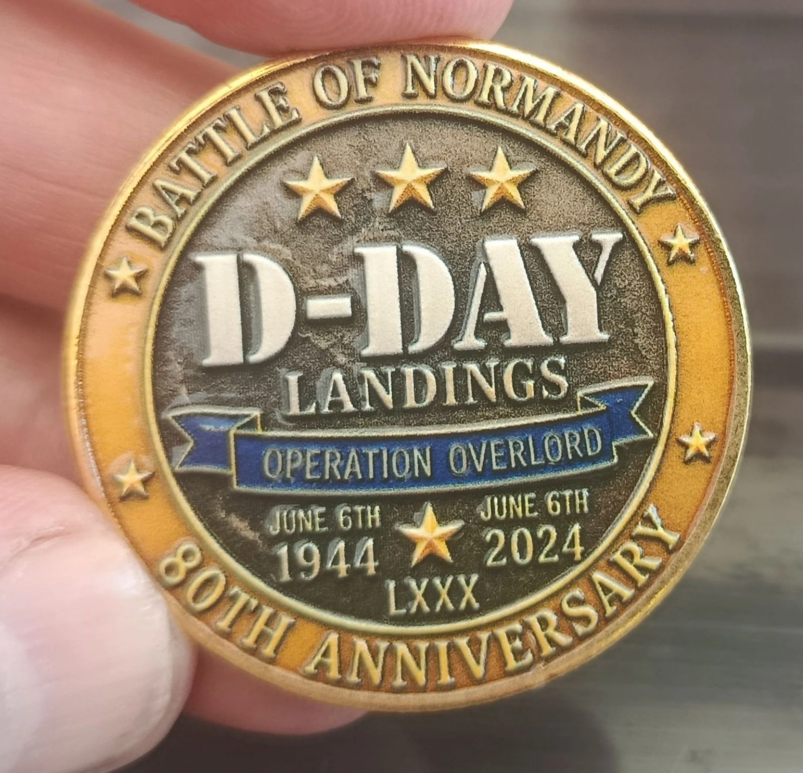 Très belle médaille , militaria , D. Day juin 1944